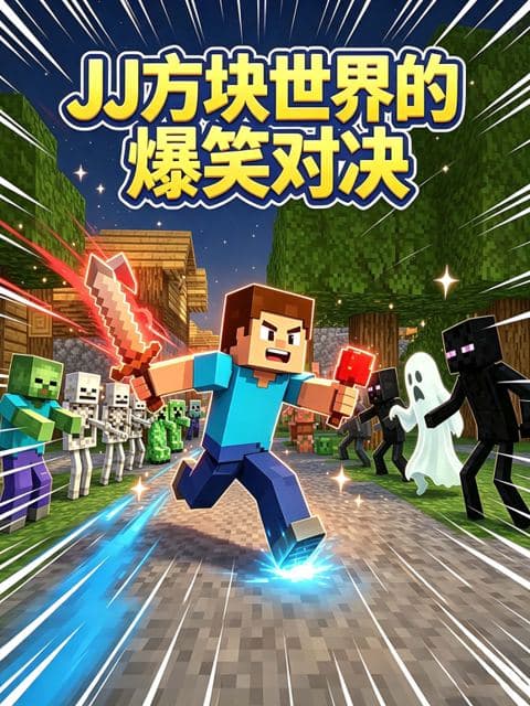 JJ方块世界的爆笑对决