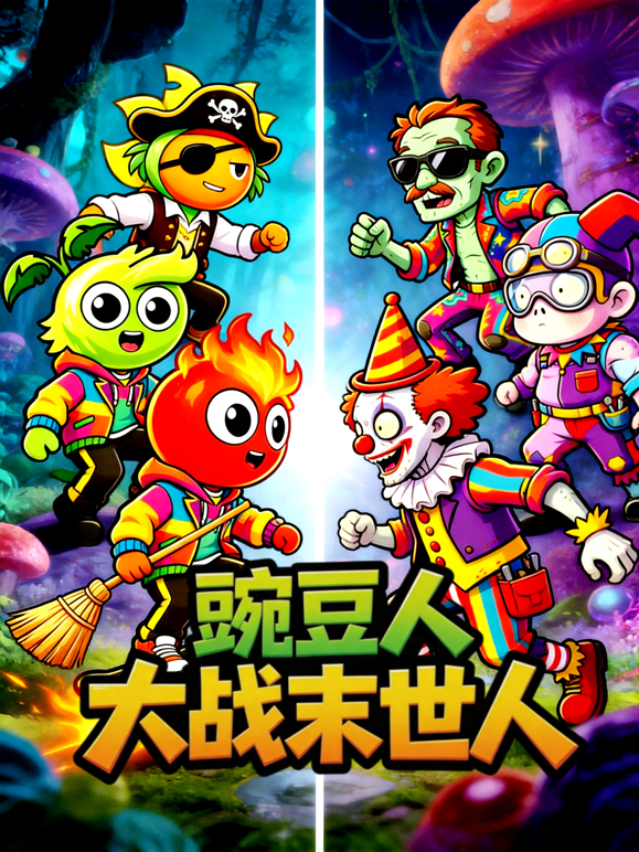 豌豆人大战末世人